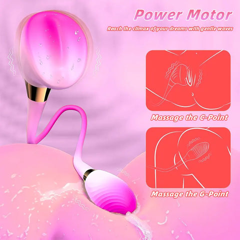 Dual-Ended Vibrator for Deep Pleasure
