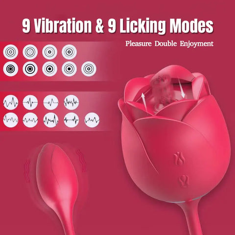 Rose Clitoral Vibrator with Dual Modes
