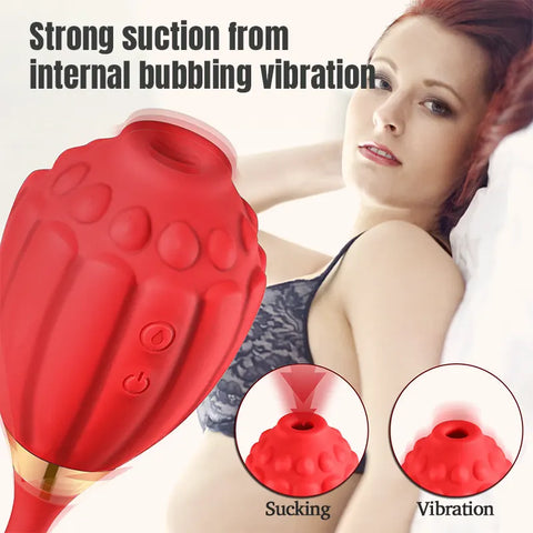 Rose Suck & Vibe Pleasure Toy