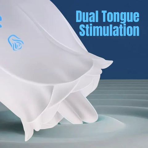 Dual Tongue Rose Licking Vibrator