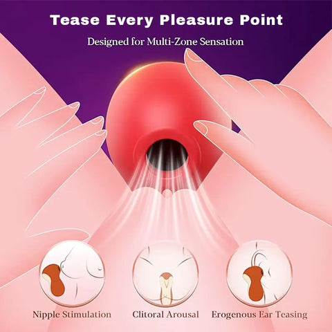 Rose Clitoral & Nipple Vibrator