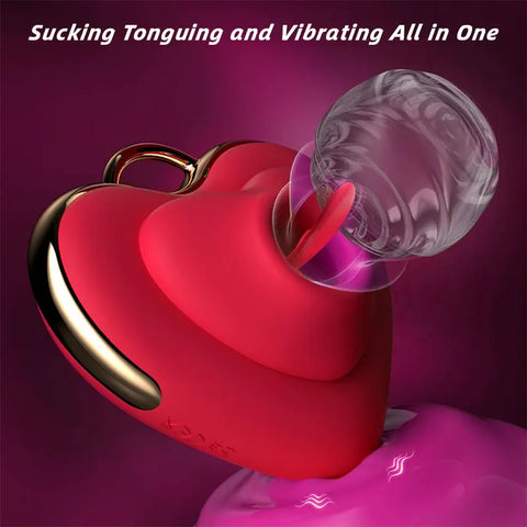 Heart Suction Vibrator for Clitoral Pleasure