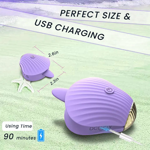 Scallop Tongue Clit Vibrator for Women
