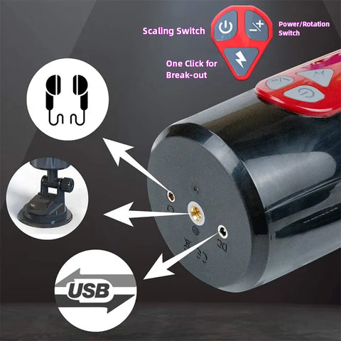 Automatic Thrusting Rotating Pleasure Cup