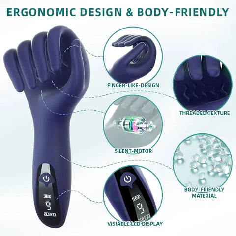 LCD Finger Vibrator for Men & Couples