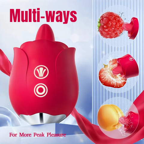 Rose Clitoral Stimulator with 9 Modes