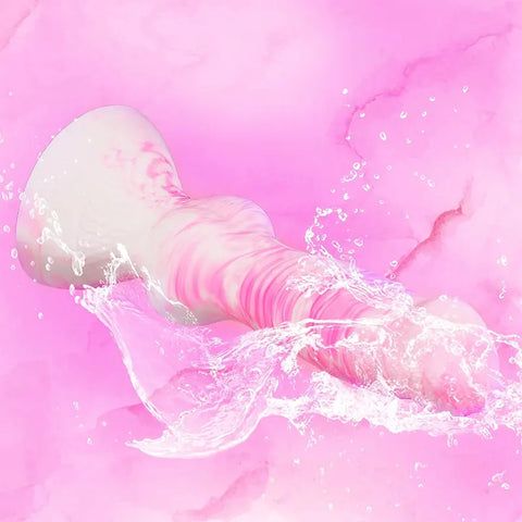 Pink Knot Fantasy Dildo for Beginners
