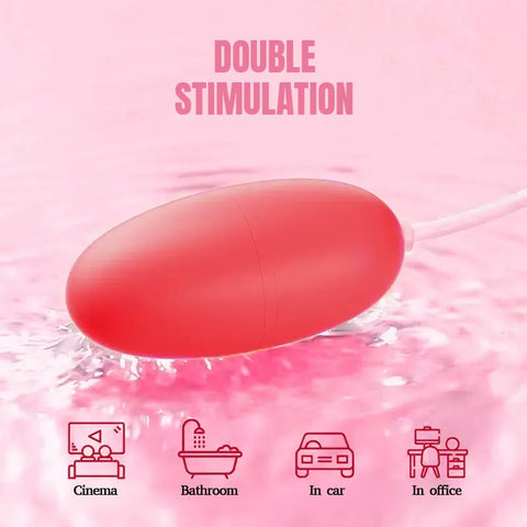 2-in-1 Rose Clitoral G-spot Vibrator