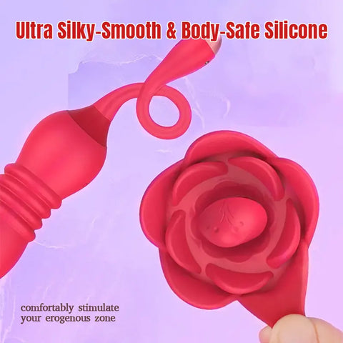 Rose Tongue & G-Spot Vibrating Erotica Set