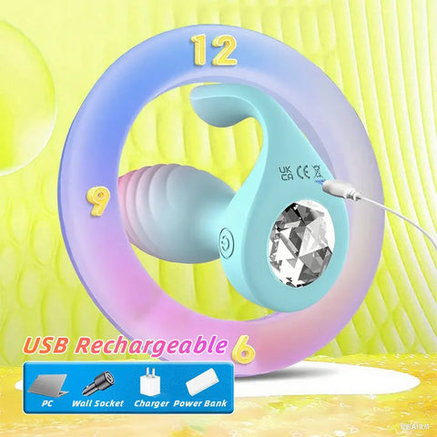 Diamond Glow Wireless Anal Vibrator