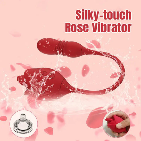Rose Lick & Thrust Vibrator
