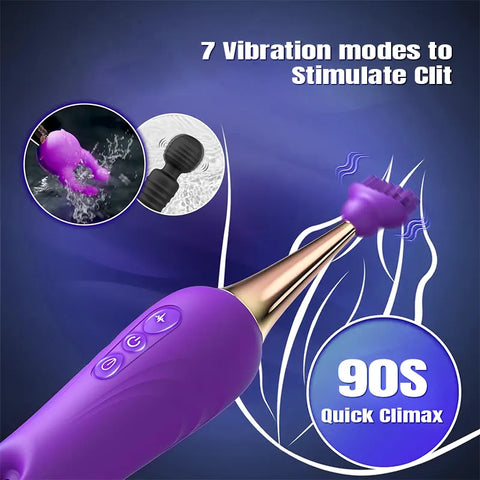 Tapping G-Spot and Clitoral Vibrator
