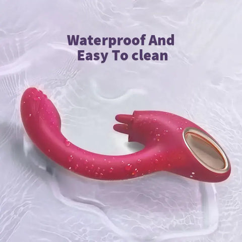 G-Spot and Clit Licking Vibrator