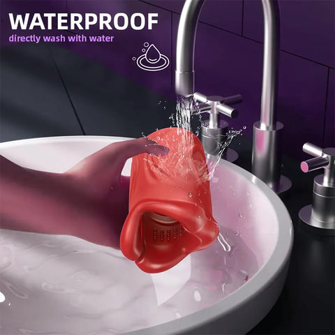 Rose Mouth Penis Vibrator