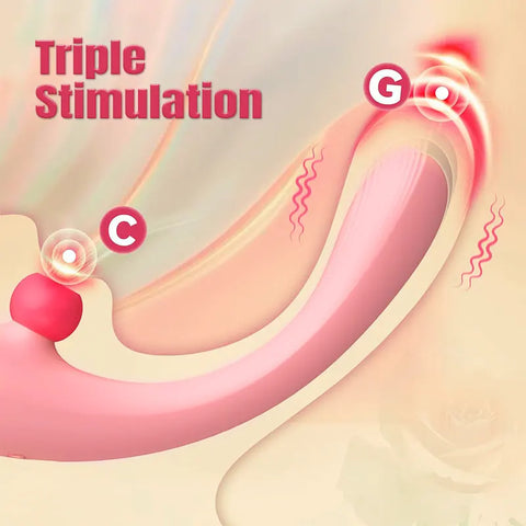 2-in-1 Suction & Thrusting Vibrator