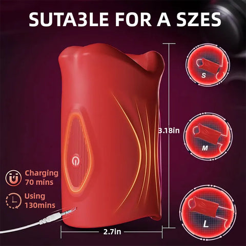 Rose Mouth Penis Vibrator