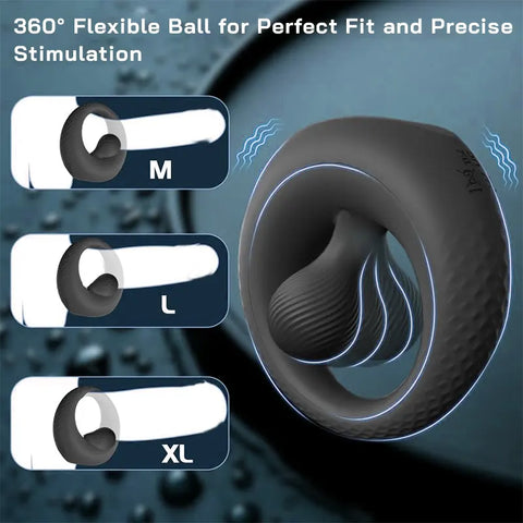 Flexible Beaded Vibrating Couple Ring