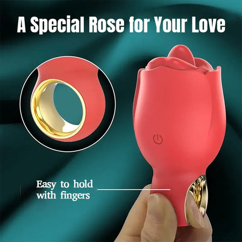 Blossom Kiss Vibrating Tongue G-Spot Toys