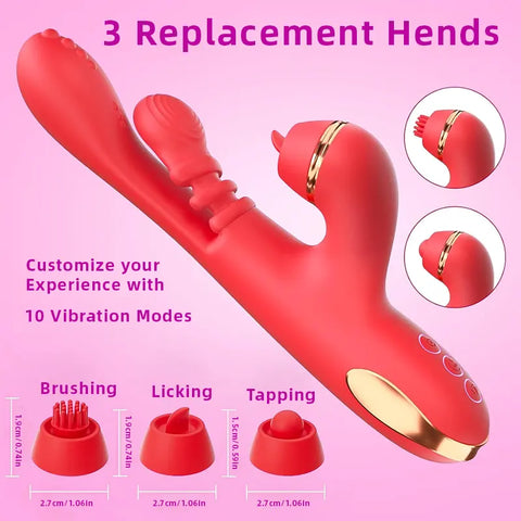 Kneading Pulse G-Spot Vibrator Wand