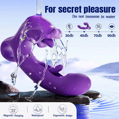 Rose Slap Vibrating Tongue Vibrator