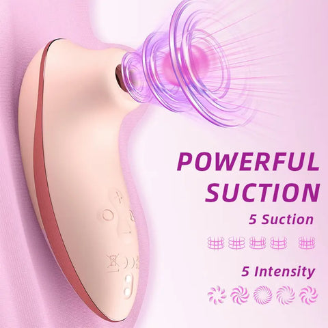 Heated Clitoral Suction Vibrator with Remote