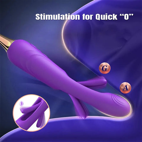 Tapping G-Spot and Clitoral Vibrator