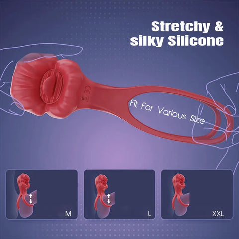 App-Controlled Vibrating Penis Ring