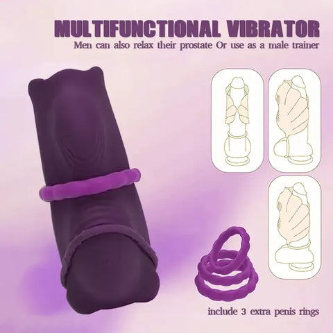 Shell-Shaped Remote Vibrator Cushion