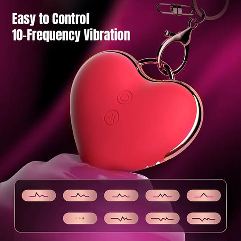 Heart Shaped Suction Tongue Vibrator