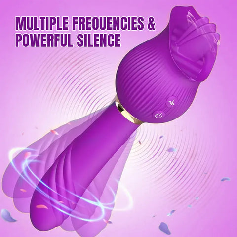 Rose G-Spot Inverter Tongue Vibrator