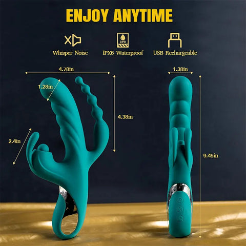 Clitoral G-spot Insertion Dildo Anal Massage Beads