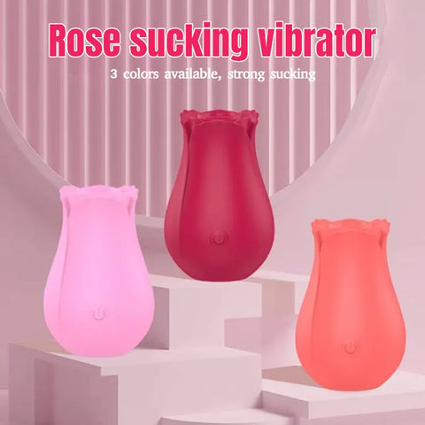 Rose Sucking Vibrator with 10 Speeds