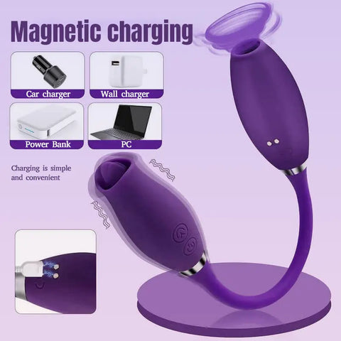 Rose Petal Vibrator - 30 Modes of Pleasure