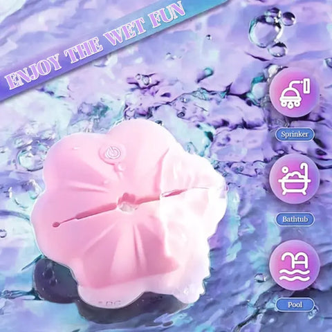 Wireless Rose Vibrating Nipple Clamps