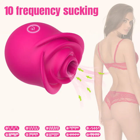 Rose Sucking Clitoral Vibrator