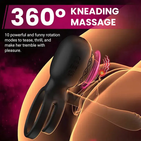Octopus Kneading Vibrating Couples Ring