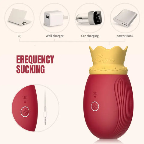 Wireless Tongue Sucking Vibrator - 10 Modes
