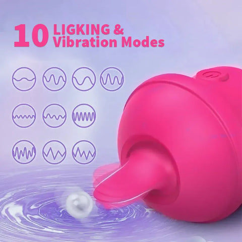 Silicone Tongue Clit Vibrator