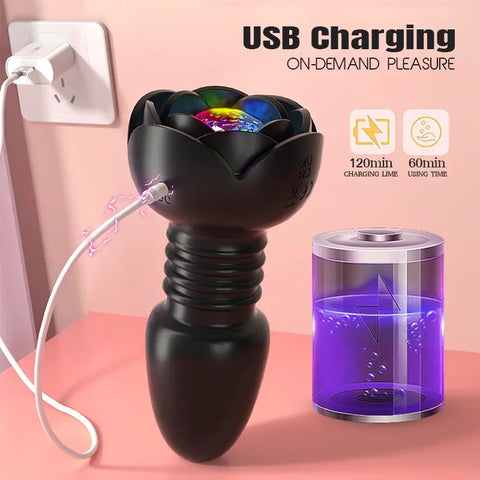 Remote Thrusting Anal Vibrator