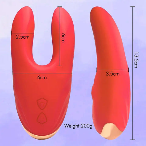 Vibrating Nipple Clamp Massager