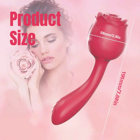 Rose Wand Dual Stimulation Vibrator
