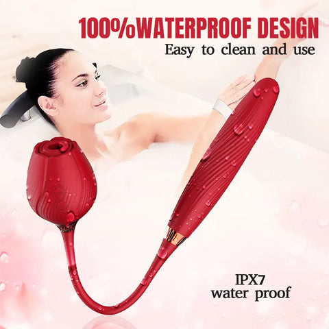 Rose Auto Thrust Clitoral Stimulator