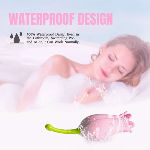 Silicone Tulip Clitoral Vibrator