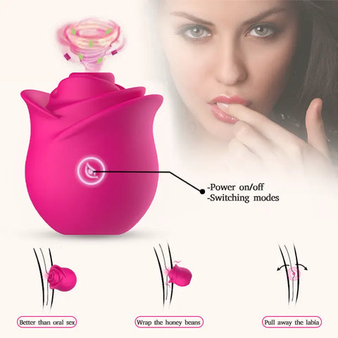 Rose Sucking Clitoral Vibrator