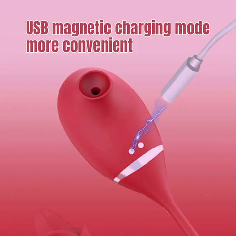 Rose Tongue-Licking Vibrator - 10 Modes