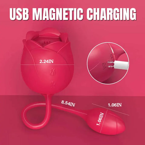 Rose Clitoral Vibrator with Dual Modes