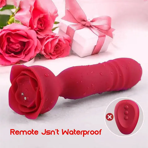 Rose Backyard Vibrating Anal Plug