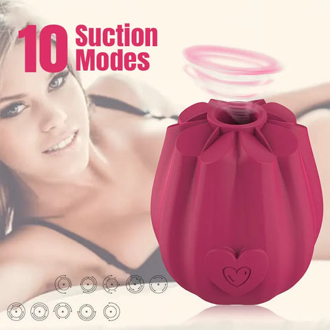 Roseheart Clitoral Suction Pleasure Toy