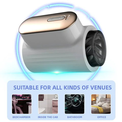 Automatic Rotating Retractable Masturbation Cup