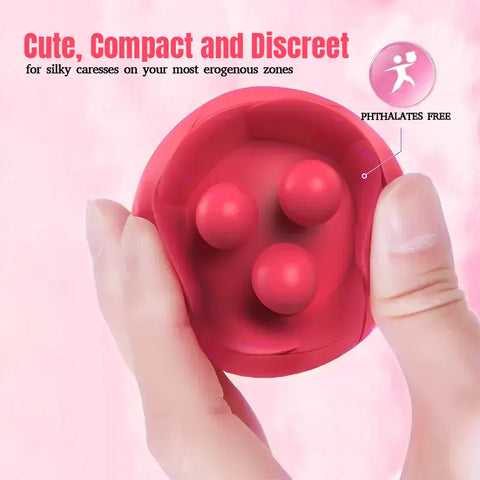 Rose Stimulator with Three Swivel Stroking Heads